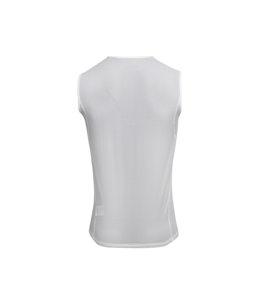 BASE Z1 | Camiseta interior sin mangas MicroMesh | blanco