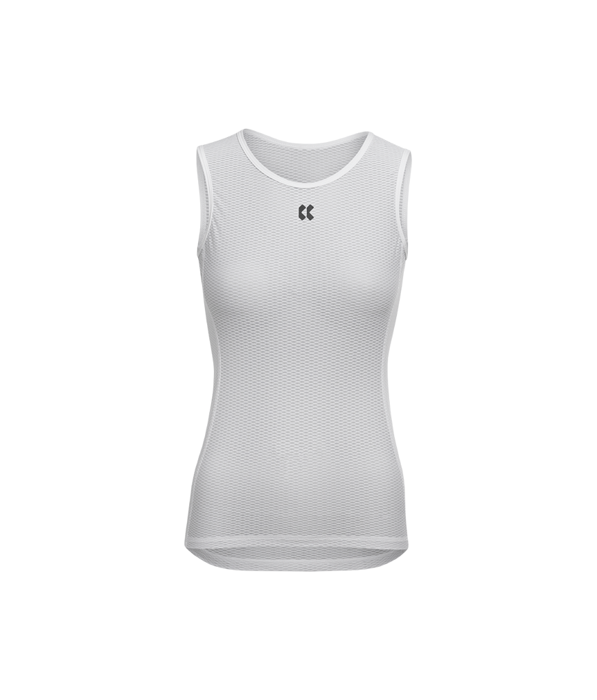 BASE Z1 | Camiseta interior sin mangas MicroMesh | blanco | MUJER