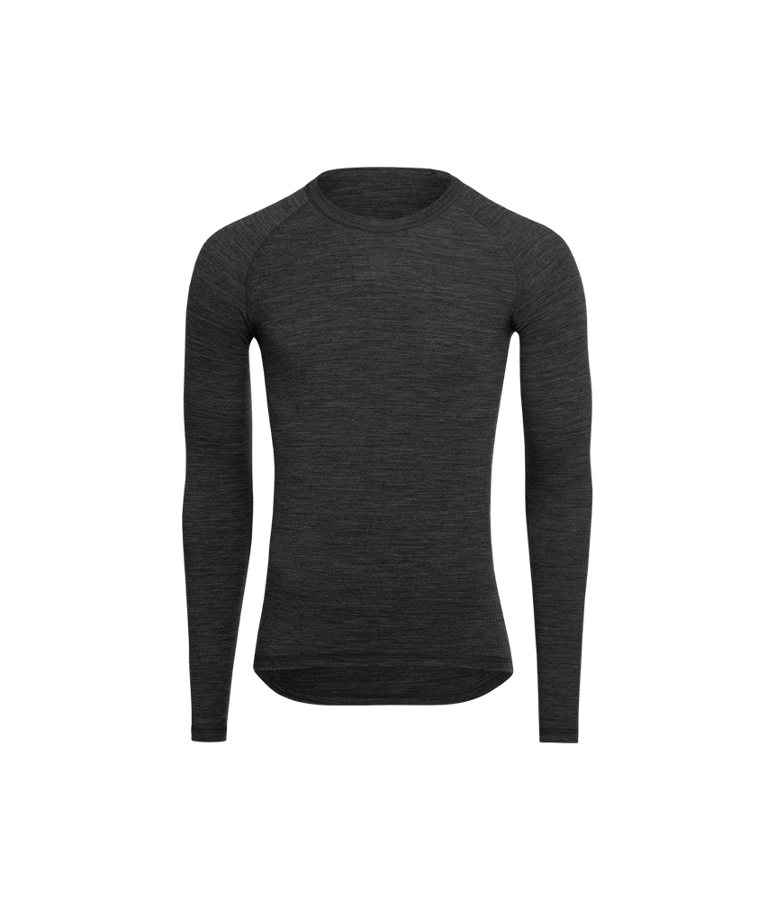 BASE Z1 | Camiseta interior manga larga MERINO | gris
