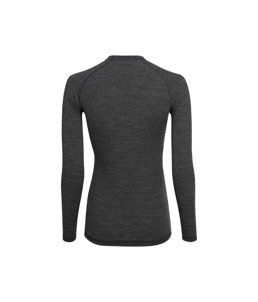 BASE Z1 | Camiseta interior manga larga MERINO | gris | MUJER