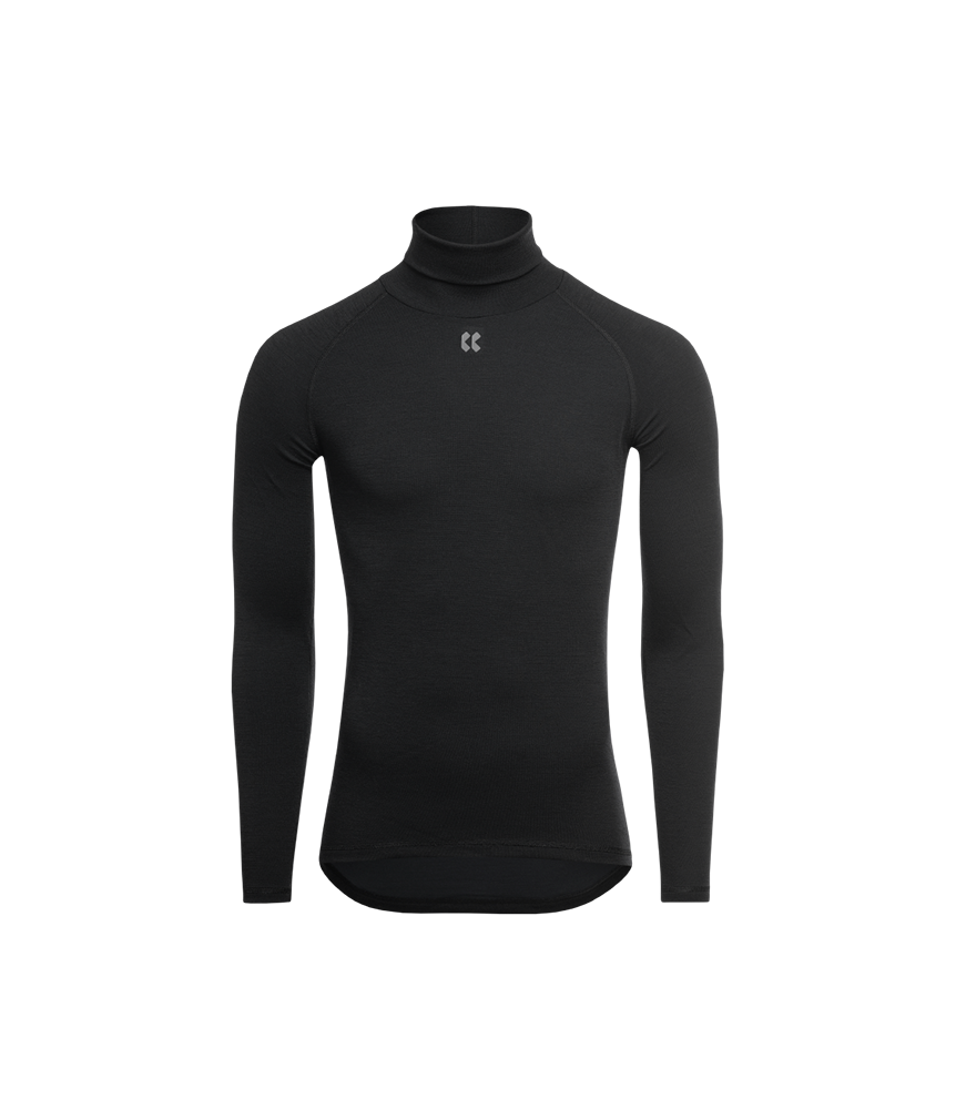 BASE Z1 | Camiseta interior manga larga MERINO winter | negro